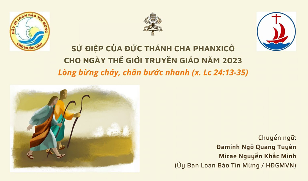 Sứ điệp của ĐTC Phanxicô cho ngày thế giới Truyền giáo năm 2023