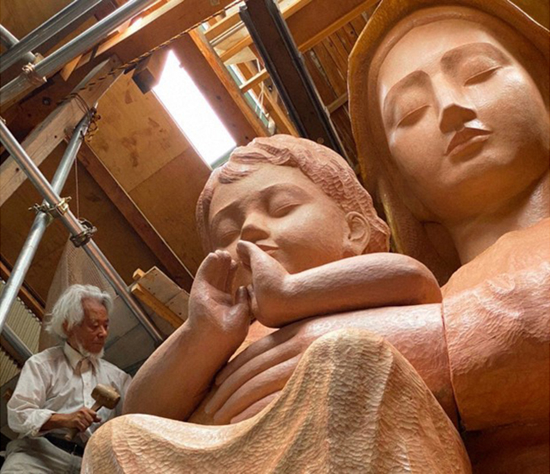 Tượng Đức Mẹ khổng lồ và đầy xúc cảm tại Nagasaki