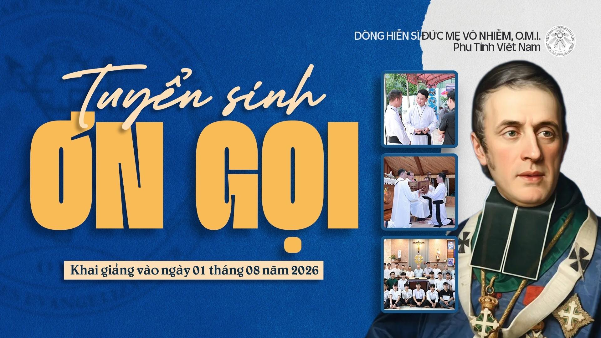 Thông báo đăng tuyển ơn gọi niên khóa 2026–2027