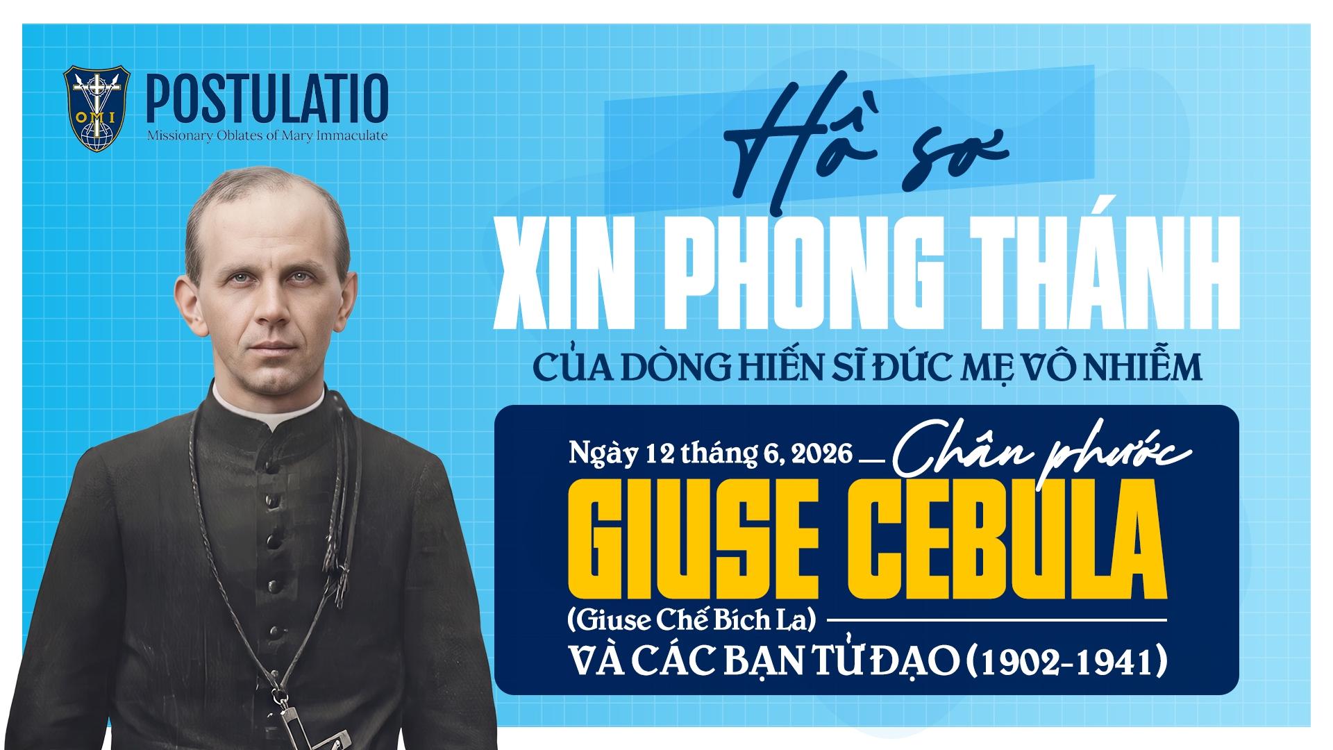 Ngày 12/6: Kính nhớ Chân phước Giuse Cebula, linh mục, và các bạn tử đạo